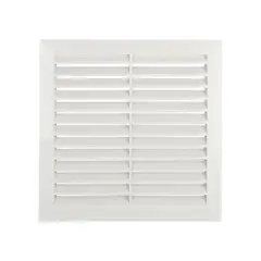 GRIVAL - Rejilla 30X30Cm Ventilación Persiana Blanca