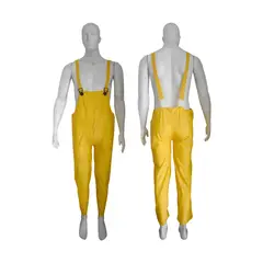 BAUKER - Traje Impermeab Pvc C/Overol Amarillo M