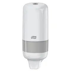 TORK - Dispensador de Gel Antibacterial/Jabón Líquido Plástico Blanco 1000 ml de 12x30 cm