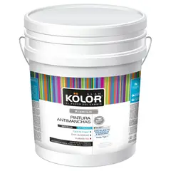 KOLOR - Pintura para Interior Anti manchas Blanco 1 Galón