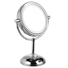 JUST HOME COLLECTION - Espejo De Pie Cosmetico Acero Doble