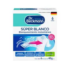 DR. BECKMANN - Blanqueador Intensivo x 6 Bolsas de 40 Gramos