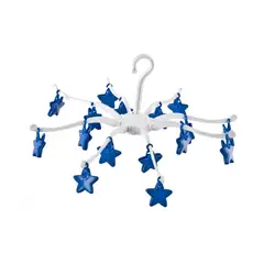 KLEINE WOLKE - Colgador Para Ropa Azul Blanco