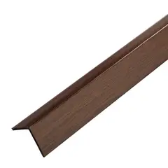 FERROMINERALES - Esquinero En Pvc 2x2cm 2.4m Wengue Marmolizado