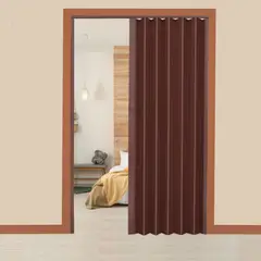 HOGGAN - Puerta Plegable Pvc Milano Ebano 120x200cm