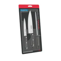 TRAMONTINA - Set x 3 Cuchillos Ultracorte