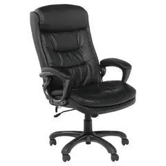 JUST HOME COLLECTION - Silla de Escritorio Peruggia Ergonómica Ejecutiva Giratoria Masajeadora Negra