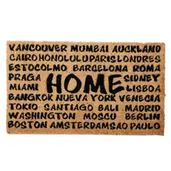JUST HOME COLLECTION - Tapete Entrada Coco 45x75 Cm Ciudades