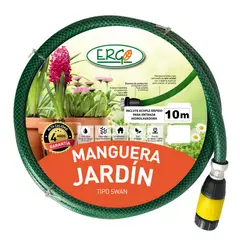 ERGO - Manguera 10 m Acople Rapido Hidrolavadora Verde