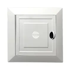 SILPLAS - Tapa Registro Línea Silver De 15X15 Cromo