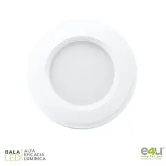 E4U - Bala LED 600 Lúmenes 5w Blanco Luz Cálida Certificado