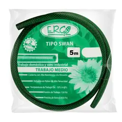 ERGO - Manguera Tipo Swan 1/2 X 5 m Verde