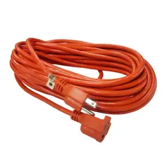 HALUX - Extensión 30, 100 Ft Color Naranja Polo A Tierra 1 Sal Cal 12