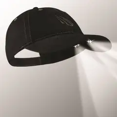 PANTHERVISION - Gorra Rustica Linterna 4 Led Grey