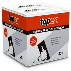 TOPEX - Estuco Plástico Caja 20Kg