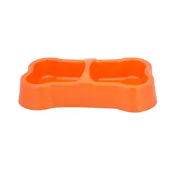 PETIZOOS - Comedero Para Perro Plástico Doble grande 25cm Boca 3cm