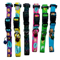 PETIZOOS - Collar Para Gato Con Cascabel Graduable 50 Cm
