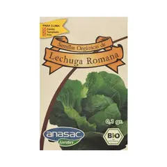 ANASAC - Semilla Orgánica Lechuga Romana 0.1 Gramo