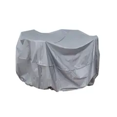 HOME SET - Cobertor Juego Terraza Impermeable Gris 240x70 cm