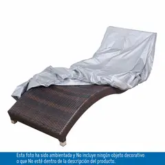 HOME SET - Cobertor Para Asoleadora Gris 71x220x71 cm