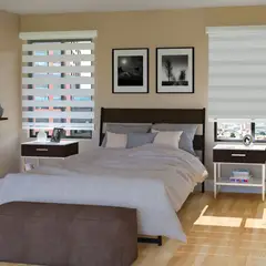 JUST HOME COLLECTION - Persiana Sheer Elegance Blanco