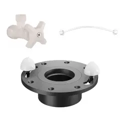 GRIVAL - Kit Brida Sanitaria + Regulación Plástica + Acople Plástico