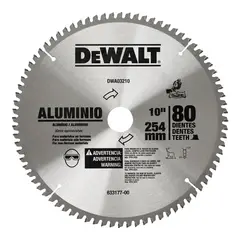 DEWALT - Disco Corte Aluminio 10-pulg 80 Dientes