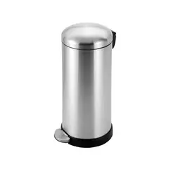 JUST HOME COLLECTION - Caneca Acero Inoxidable Pedal 20 Litros Elegance