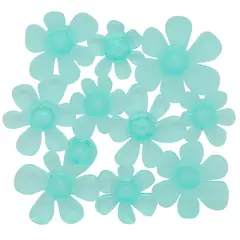 CASA BONITA - Set x5 Antideslizantes para Baño Flores Transparente