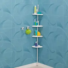 CASA BONITA - Organizador Esquinero Bañera Y Regadera
