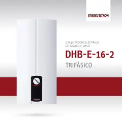 STIEBEL ELTRON - Calentador de Agua Electrónico 16 Litros de Paso Trifásico Blanco