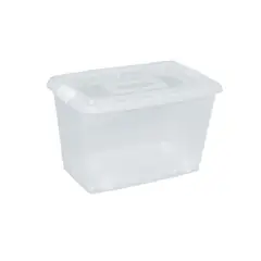 RIMAX - Caja Organizadora con Ruedas 57.5x37.5x37 cm 40 litros Natural