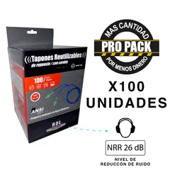 RDL - Tapon Oido 26 Decíbeles Pvc Siliconado
