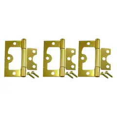 FIXSER - Bisagra Omega Puerta 3Pulg Dorada X 3und