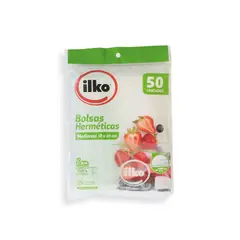 ILKO - Bolsa 18x20cm Cierre Hermética x50 Unidades