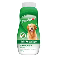 CANAMOR - Talco Baño Seco Para Perro Insecticida 100g
