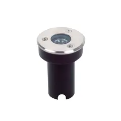 ILUMAX - Bala Piso Led 1w Luz Cálida