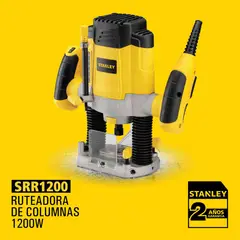 STANLEY - Ruteadora 1200w 8000-28000rpm + 6fresas
