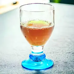 JUST HOME COLLECTION - Copa Para Agua Acrílica Azul
