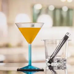 undefined - Copa Para Martini Acrílica Azul