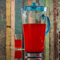 JUST HOME COLLECTION - Jarra Acrilica Transparente Azul