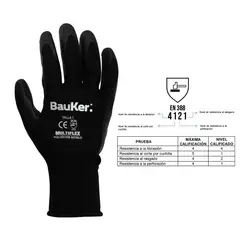 BAUKER - Guante Multiflex Poliester Nitrilo Talla M