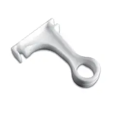 REJIPLAS - Soportes Tubo Bolillo x2 Blanco