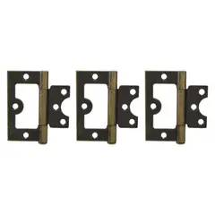 FIXSER - Bisagra Omega Puerta 3Pulg Pavonada X 3Und