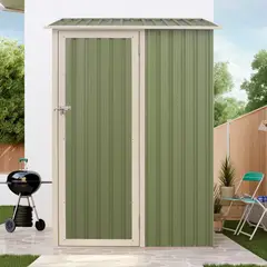 ERGO - Caseta bodega jardin metal 1.86x1.43x0.89 mt verde