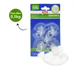 FIXSER - Chupa Adherente Pequeña X 5Und