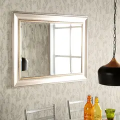 JUST HOME COLLECTION - Espejo Decorativo 79x108 cm Plateado