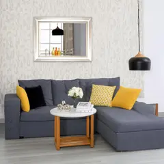 undefined - Espejo Decorativo 79x108 cm Plateado