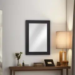 JUST HOME COLLECTION - Espejo Rectangular Decorativo 79x108 cm Plateado