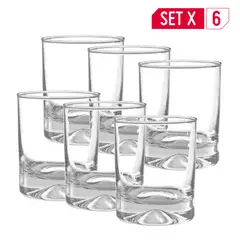 CRISTAR - Vaso Manhatan Corto 340cc X6und
